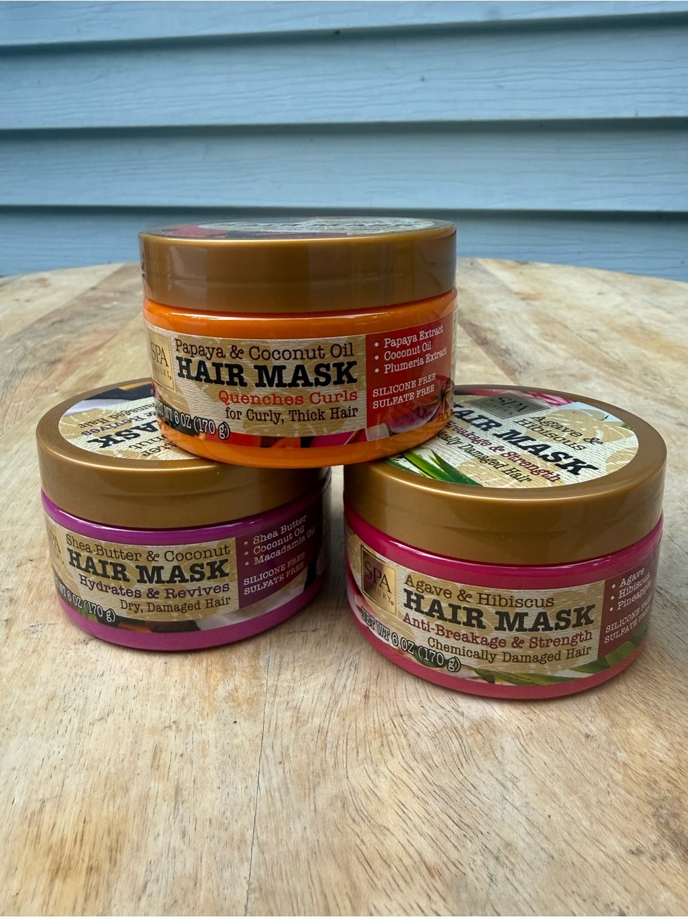 3-Papaya & Coconut Oil Hair Mask for Kids - Orange